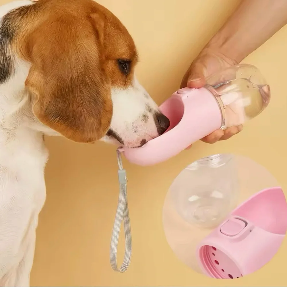 Leak-Proof Portable Dog Water Bottle – Travel Pet Hydration Dispenser